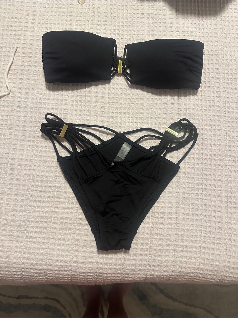 Victoria's Secret Black Strappy Bralette